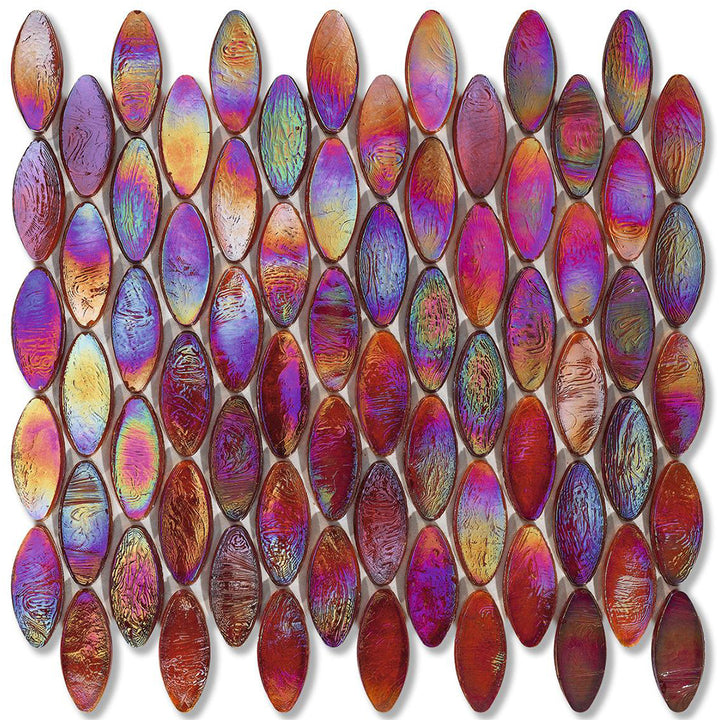 Wool Domes, 2" x 7/8" Glass Tile | Mosaic Tile for Pools by SICIS