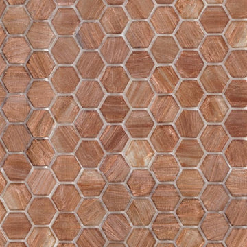 Brillante 222 Hexagon Tile | TREND Glass Mosaic Tile