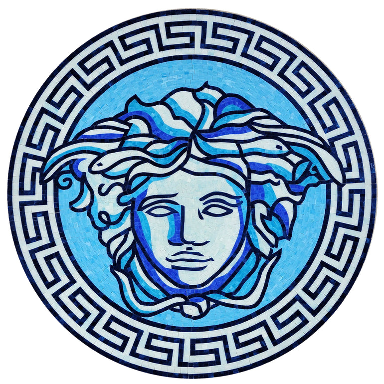 Goddess Medallion Pool Mosaic | G-GDD | Artistry in Mosaics – AquaBlu ...