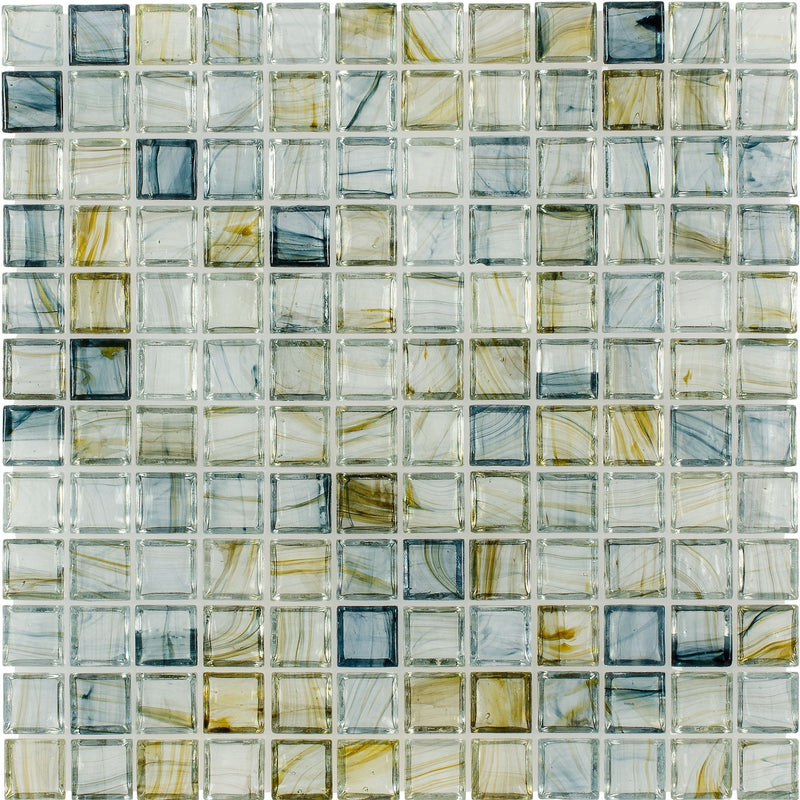 Sand Castle, 1" x 1" Glass Tile | Pool, Spa, & Backsplash Tile