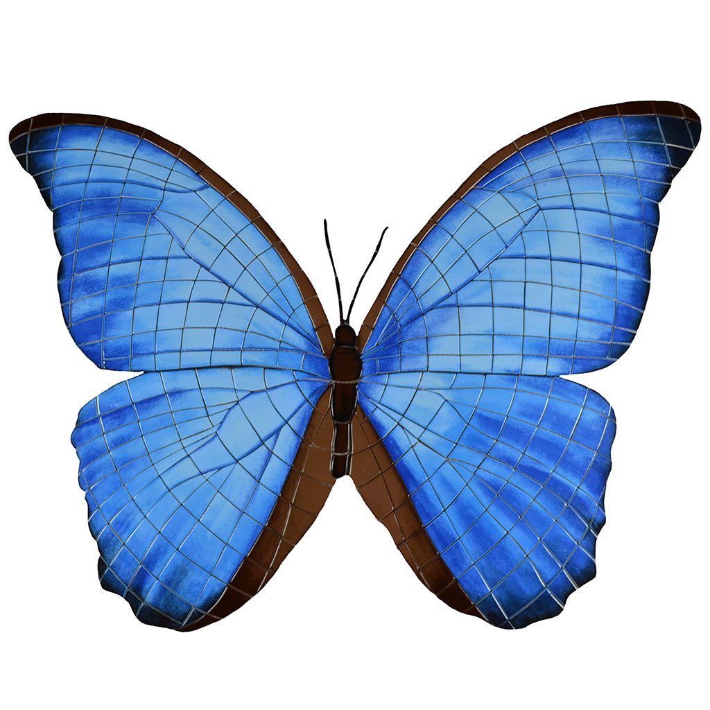 Butterfly, Electric Blue (Special Order) | NS3065 | Custom Pool Mosaic ...