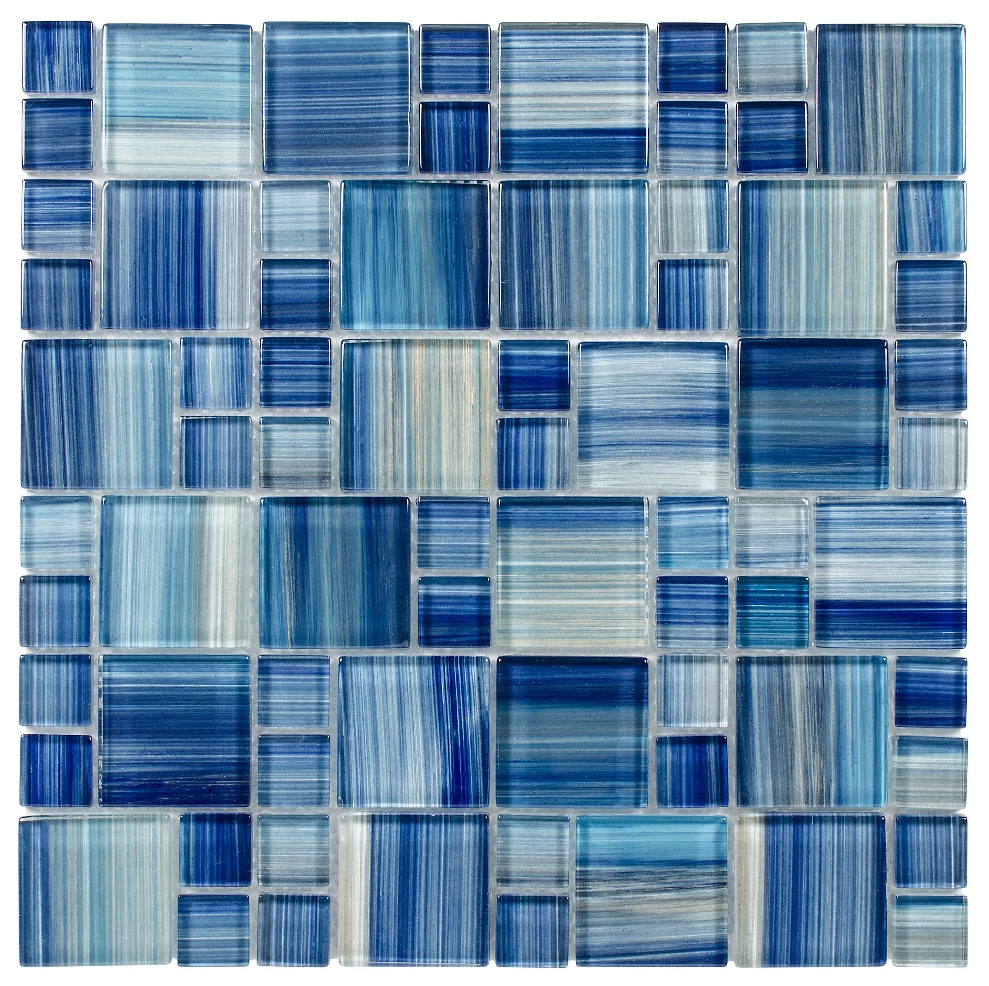 Sheet Glass - 4219 Cobalt Blue, Gray Blue, Aqua Frit, Blue Streamers o –  Weisser Glass Studio