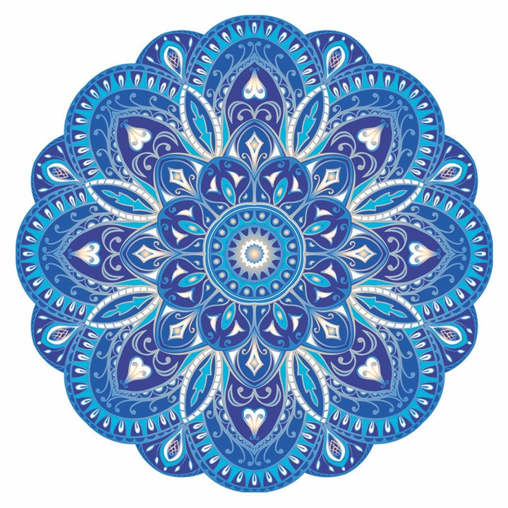 Crystal Sky Mandala - Pool Mosaic