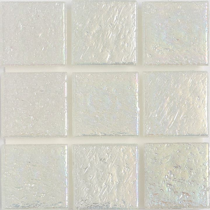 Diamond Sand Iridescent 1x1 Glass Tile | E11.164.22S | American Glass Mosaics