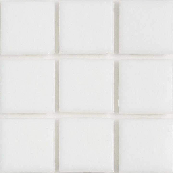 Pearl Opaque 1x1 Glass Tile | E11.300.41S | American Glass Mosaics