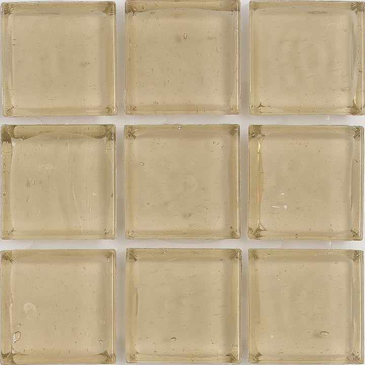 Amber Clear 1x1 Glass Tile | E11.361.01S | American Glass Mosaics