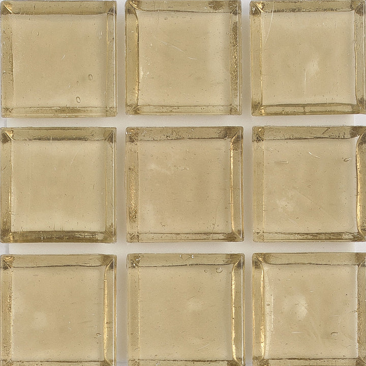 Fire Opal Clear 1x1 Glass Tile | E11.750.01S | American Glass Mosaics