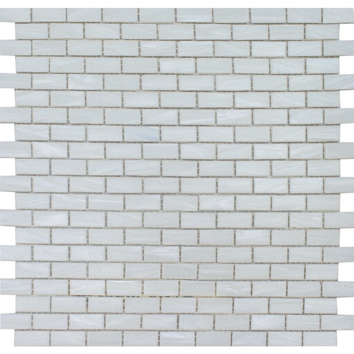 FOSAUROPEARLREC Pearl 1/2" x 1" Mosaic - Glass Tile