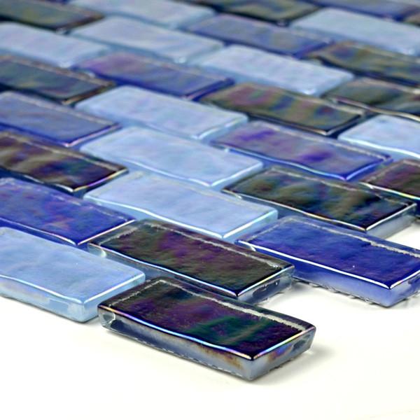 GC62348B6 Blue Blend, 1" x 2" Artistry in Mosaics