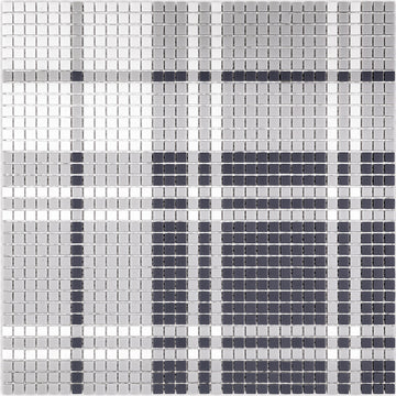 Bristol, 3/8" x 3/8" Mosaic | GLSGEOHIGHBRIS | Geometro Glass Tile 