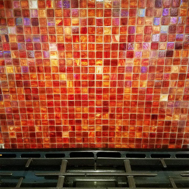 Carnelian, 1" x 1" | JI0359 | Hirsch Mosaic Glass Tile