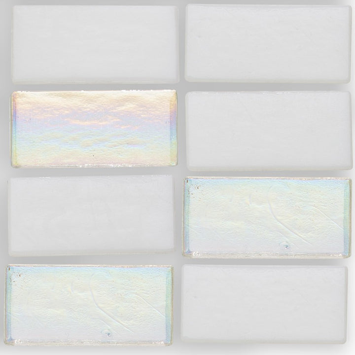 Quartz, 1" x 2" Stacked - Glass Tile