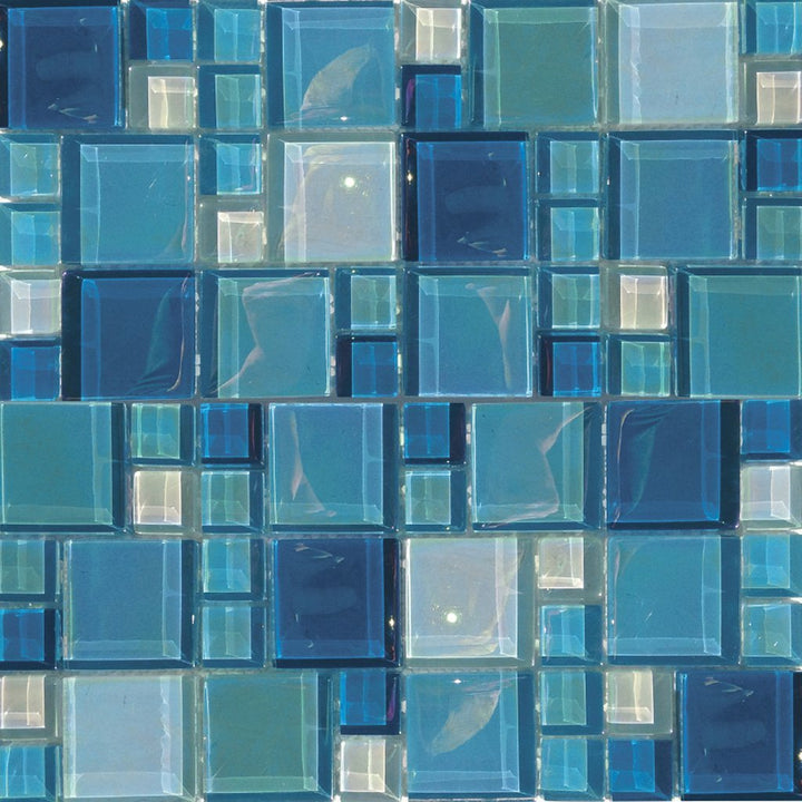 KEEKELURAAAQSH - Aquatica Shimmer, Mixed - Glass Tile