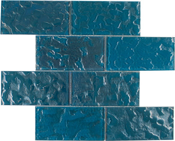 Turquoise, 3" x 6" Glass Tile | TRMLIGHTURQ36 | Aquatica Pool Tile