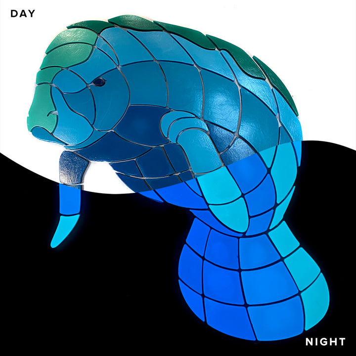 Manatee Calf 1 | MAC1 | Glow in the Dark Pool Mosaics