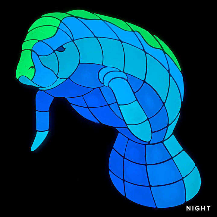 Manatee Calf 1 | MAC1 | Glow in the Dark Pool Mosaics