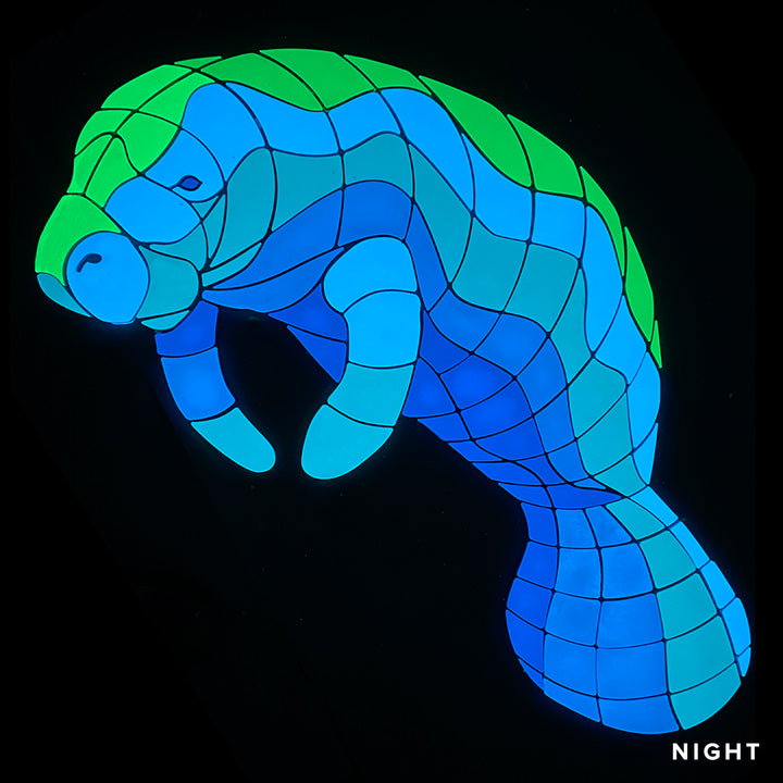 Manatee Mother | MAM | Glow in the Dark Pool Mosaics