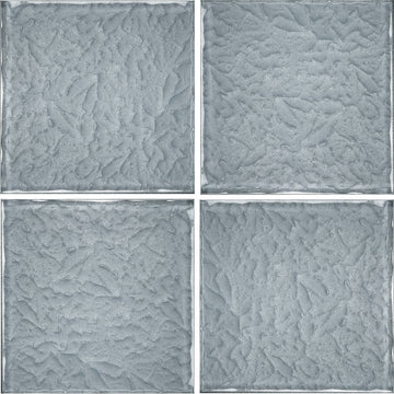 Gray 6" x 6" Glass Pool Tile | MS866K7 | AquaBlu Mosaics