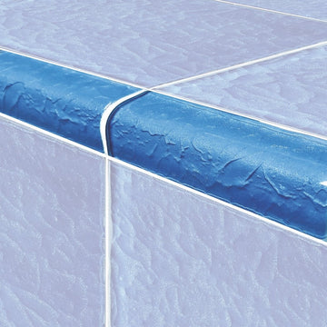 Blue Glass Trim Tile | TRIM-MS826B1 | Moonscape Series Pool Tile