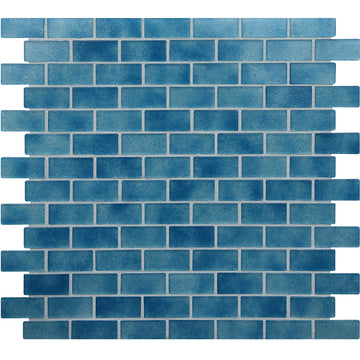 Carnelian Blue Natural, 3/4" x 1-5/8" Pool Tile | Murrine Mosaics