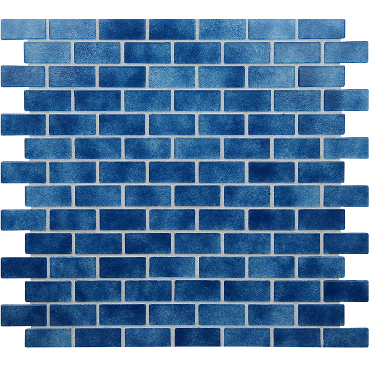 Lapis Natural, 3/4" x 1-5/8" Glass Pool Tile | Murrine Mosaics