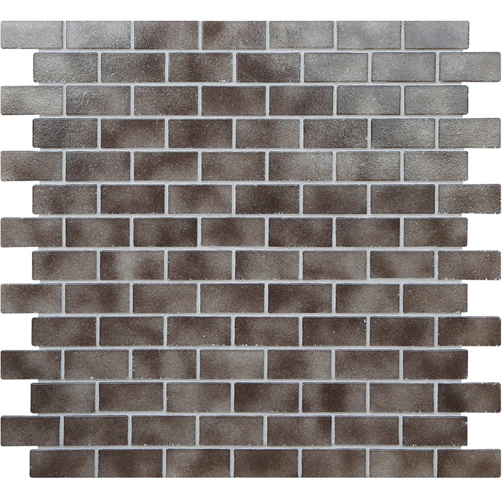 Smokey Topaz Natural, 3/4" x 1-5/8" Glass Pool Tile | Murrine Mosaics