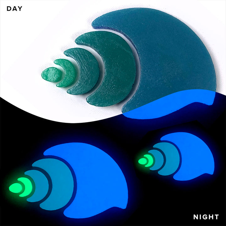 Nutmeg Shell Family | NM1-FAM | Glow in the Dark Pool Mosaics