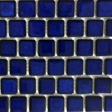 PEB-191 - Royal Blue, 1" x 1" - Porcelain Pool Tile - Fujiwa