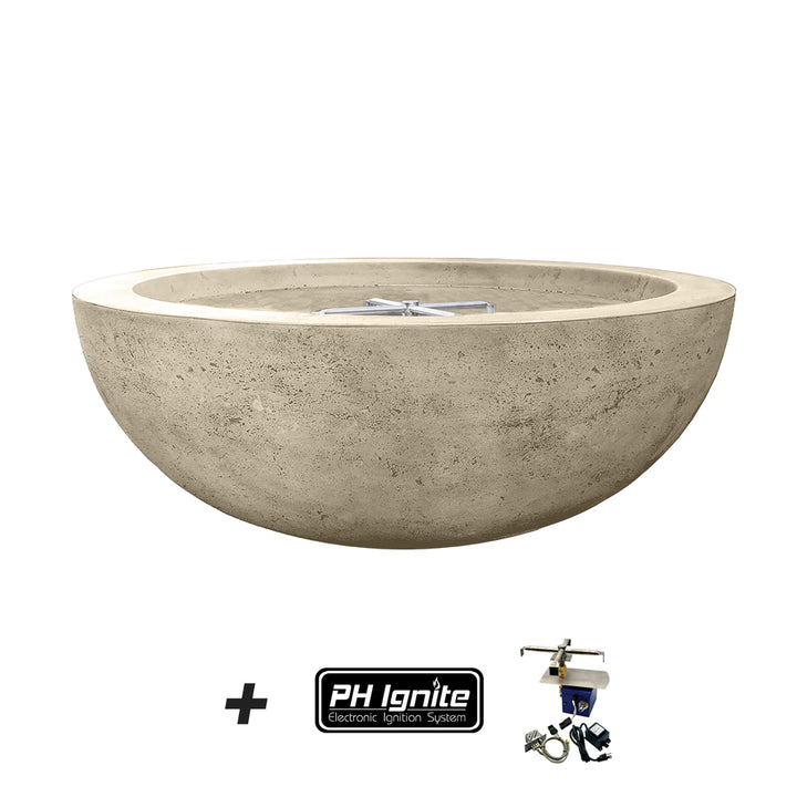 Prism Hardscapes Moderno 4 Fire Bowl | PH-IGNITE-404-6LP | Outdoor Gas Fire Pit