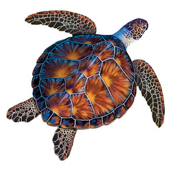 Brown Turtle | PORC-BT10-10 | Pool Mosaic – AquaBlu Mosaics