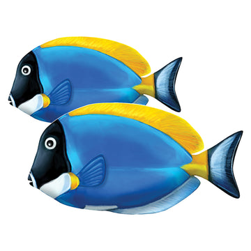 PORC-PT81D-8 - Powder Blue Tang (Double) - Pool Mosaic