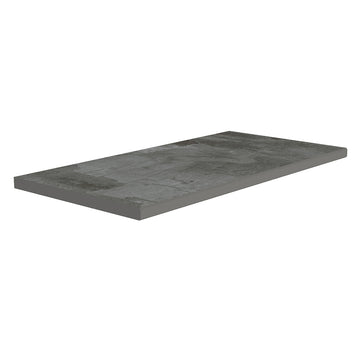 Nero, 12" x 24" | 2CM Porcelain Pool Coping | U.S. Porcelain Pavers