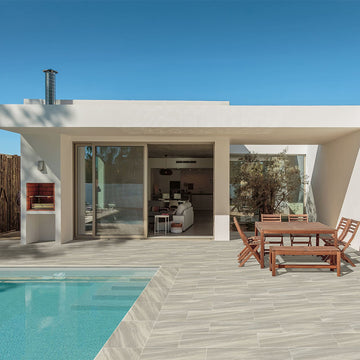 Sand, 16" x 32" | 2CM Outdoor Porcelain Paver | U.S. Porcelain Pavers