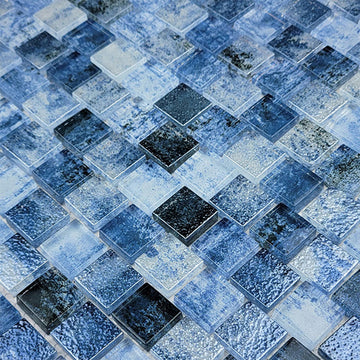 Shadow Blue, 1" x 1" Glass Mosaic Tile | SS82323B7 | Signature Series