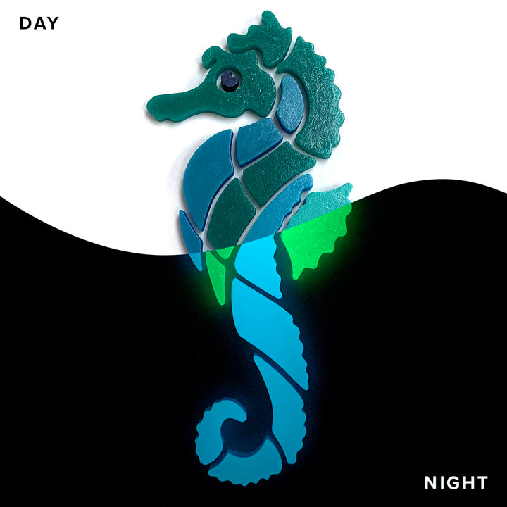 Seahorsey - Left | SHY-S-L | Glow in the Dark Pool Mosaics