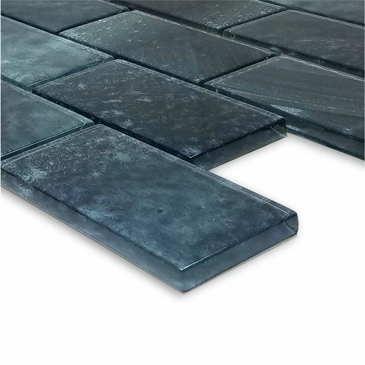 Stratus Gray, 2" x 4" - Glass Tile