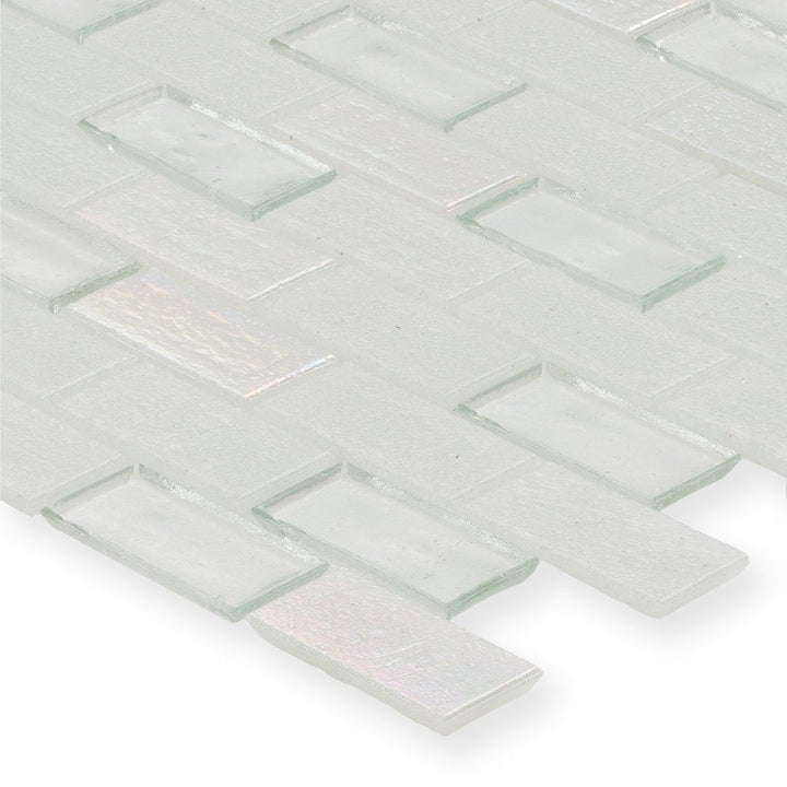 Iceberg, 1" x 2" Staggered - Glass Tile