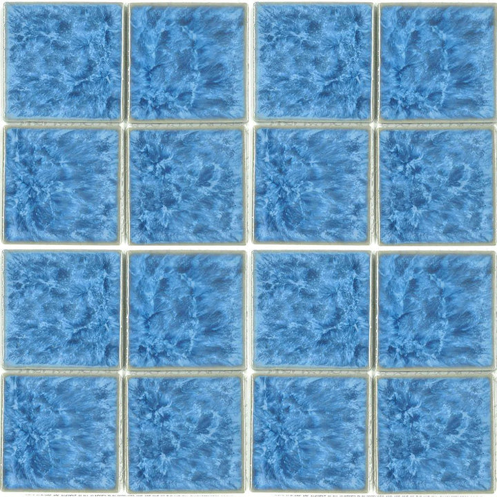 TITAN-331 - Fujiwa Crystal Blue, 3" x 3" - Porcelain Pool Tile