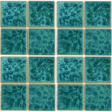 TITAN-333 - Fujiwa Aquamarine, 3" x 3" - Porcelain Pool Tile