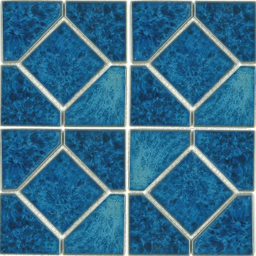 TITAN-664 - Fujiwa Opal, 6" x 6" Deco - Porcelain Pool Tile