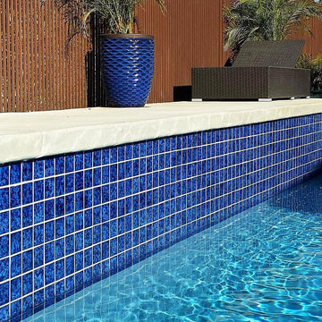 Sapphire, 3" x 3" | TITAN-332 | Fujiwa Porcelain Pool Tile