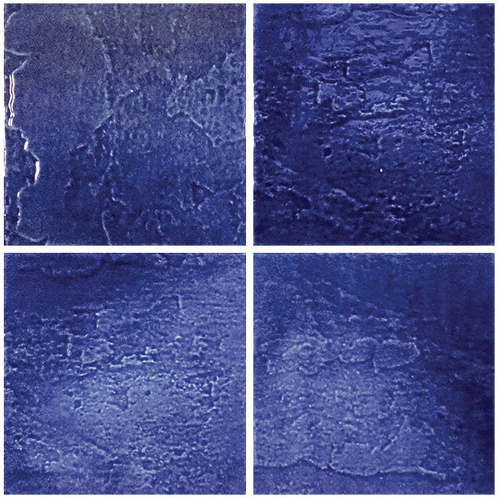 TONMELAATL6 Aquatica Atlantico Blue Cobalto, 6" x 6" (1 box, 44 pcs) - Porcelain Pool Tile