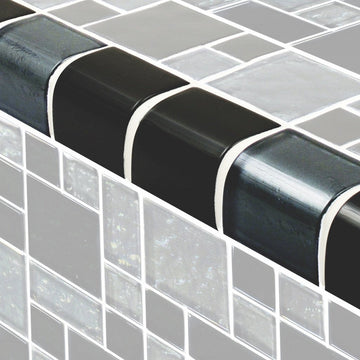 TRIM-GG8M2348K9 - Slate Mixed, Trim - Glass Tile