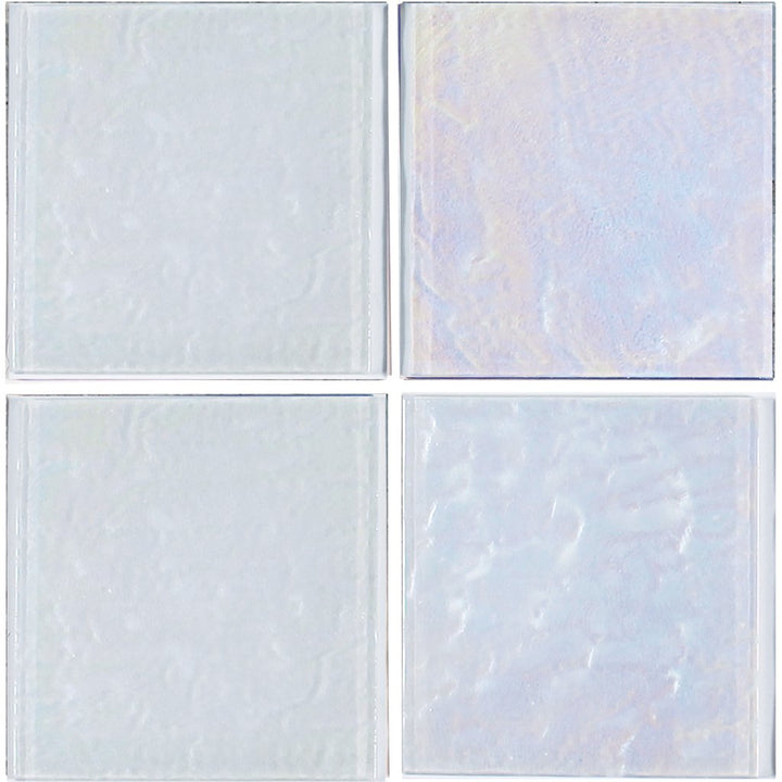 White, 6" x 6" - Glass Tile