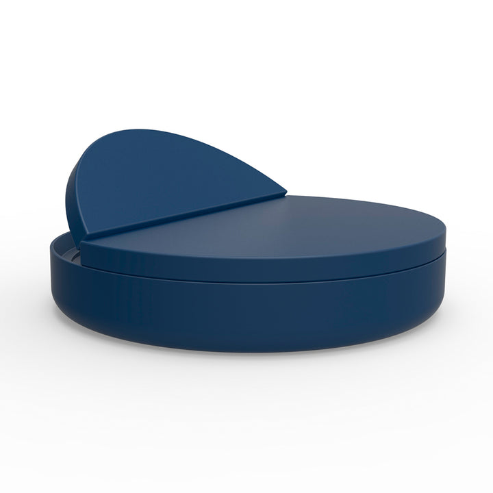 ULM DAYBED WITH RECLINING BACKRESTS NOTTE BLUE, 54181-NOTTE BLUE, VONDOM Luxury Outdoor Furniture