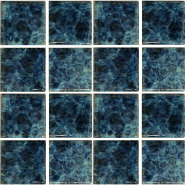 VENIZ-346 - Ocean Blue, 3" x 3" - Porcelain Pool Tile - Fujiwa