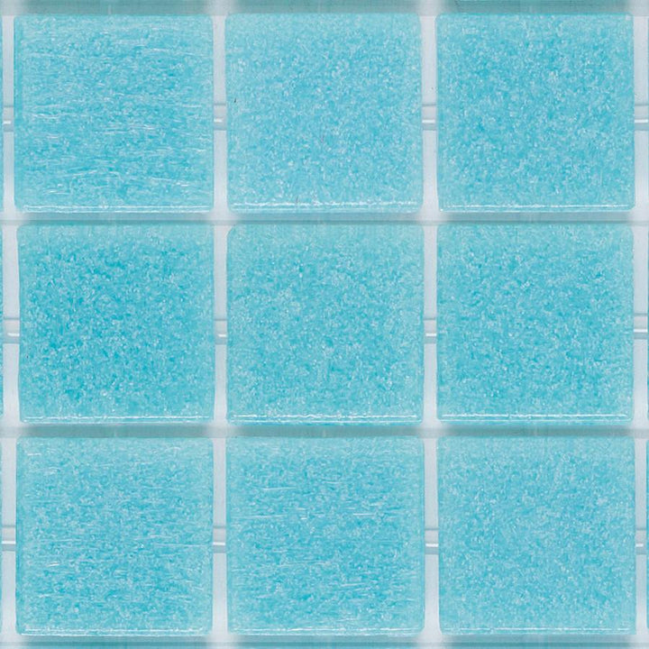 122 Deep Sky Blue, 3/4" x 3/4" - Glass Tile