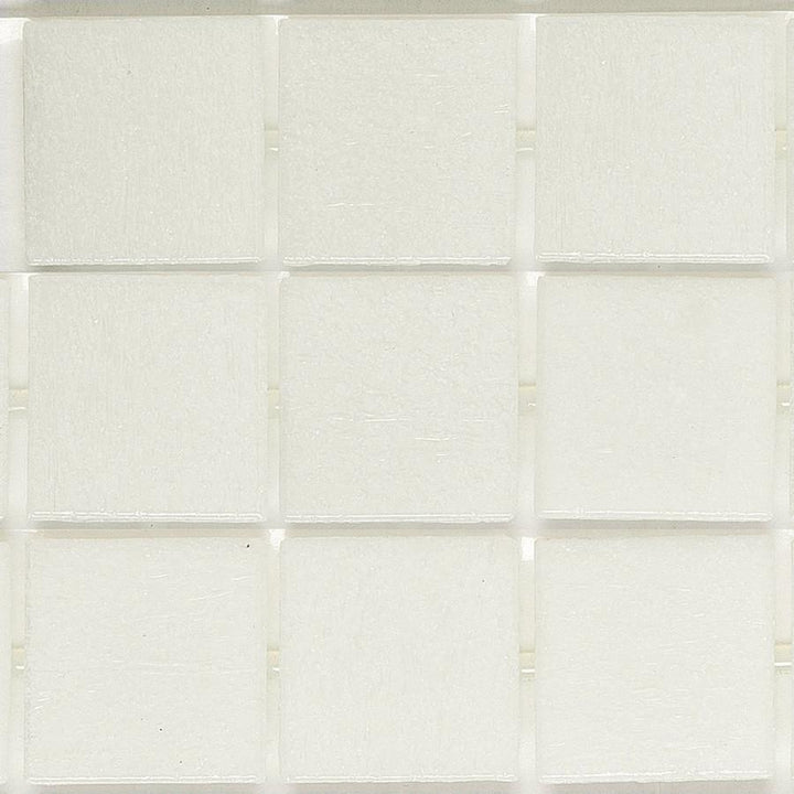 161 White Smoke, 3/4" x 3/4" - Glass Tile