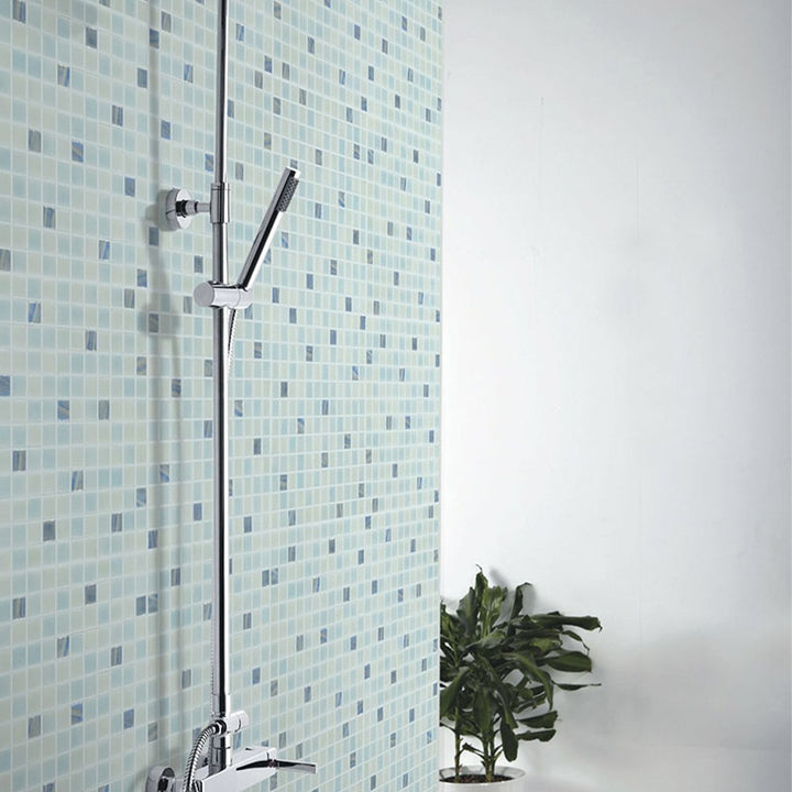 Aquamarine 111-750, 1" x 1" | AQUAMARINE | Vidrepur Mosaic Glass Tile