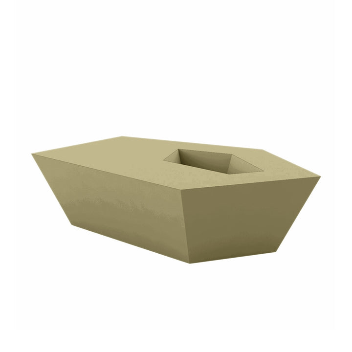 Vondom | Luxury In-Pool and Patio Furniture |  FAZ COFFEE TABLE, KHAKI, 54007-KHAKI